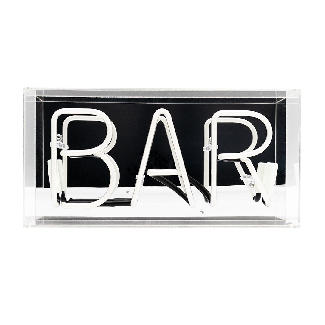 Glazen Neon Sign BAR - Kavel 84