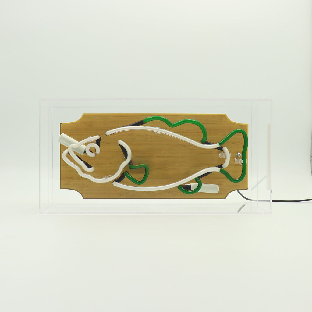 Glazen Neon Sign Fish - Kavel 84