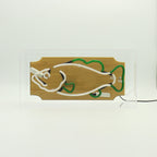 Glazen Neon Sign Fish - Kavel 84