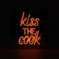 Glazen Neon Sign Kiss the Cook - Kavel 84
