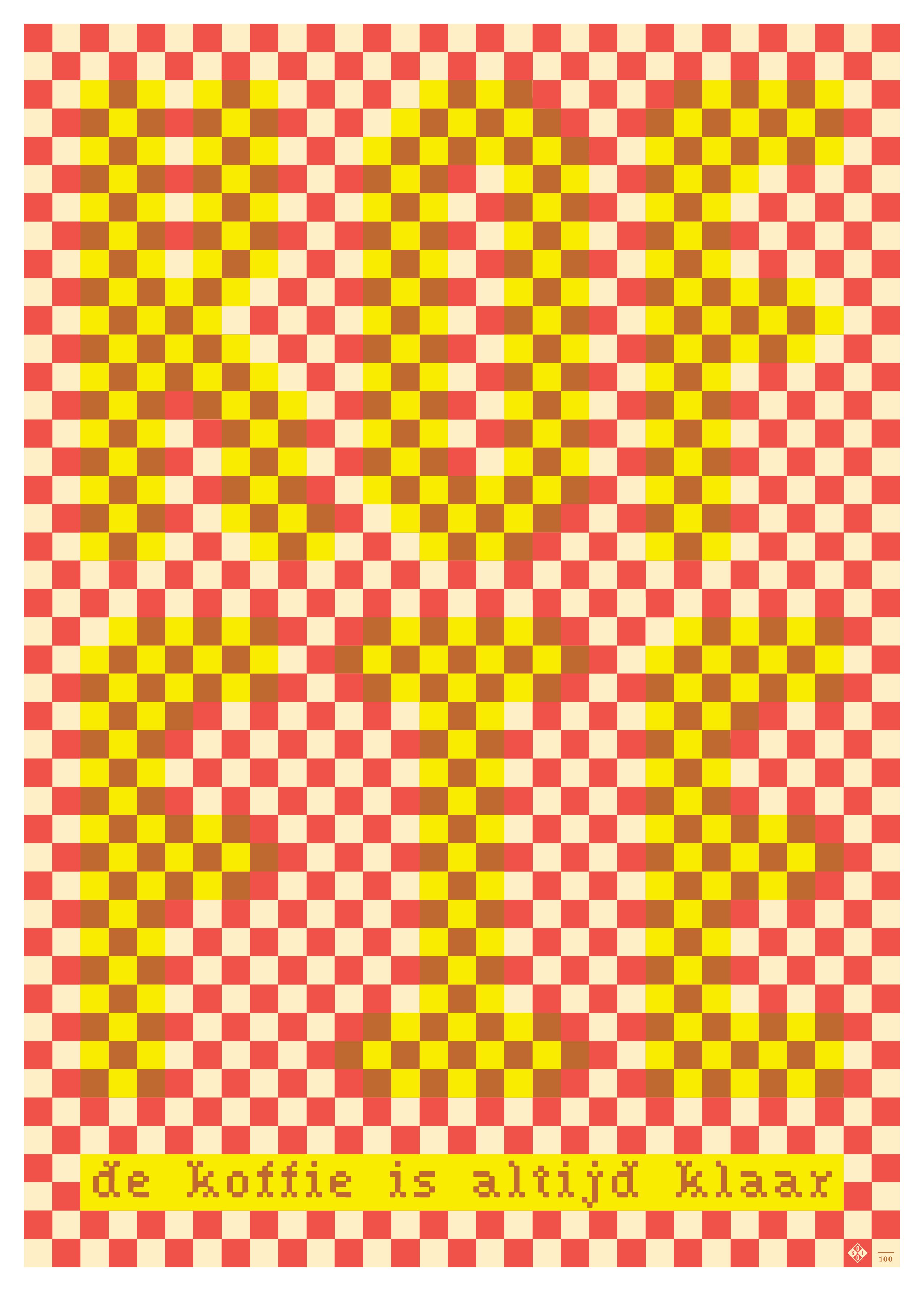 Studio Boot poster De koffie is Altijd Klaar