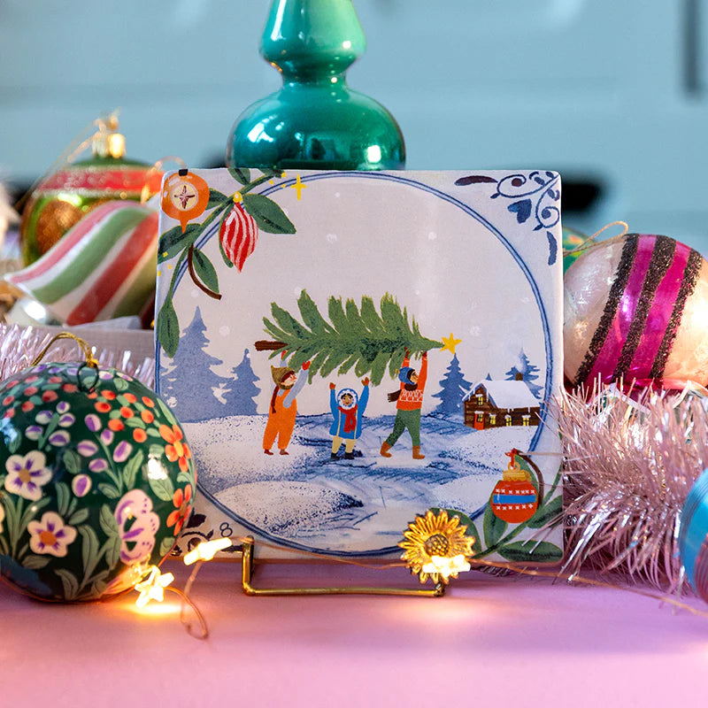 Storytiles The Magic Of Christmas Begins tegeltje