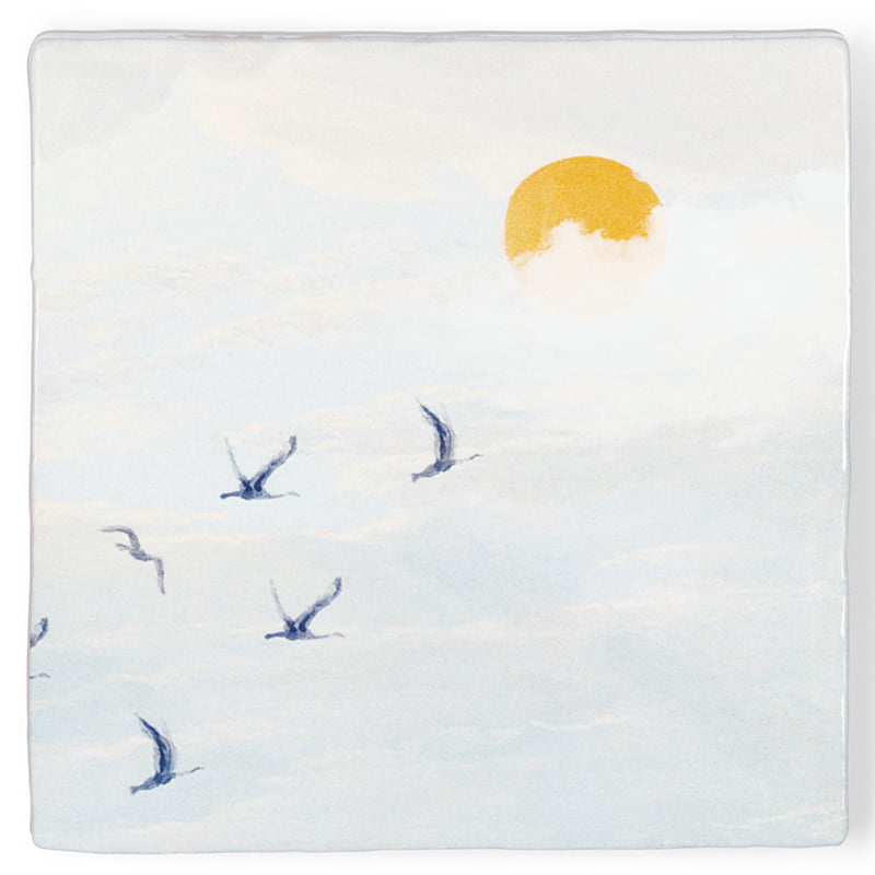 StoryTiles Achter de wolken schijnt de zon tegeltje
