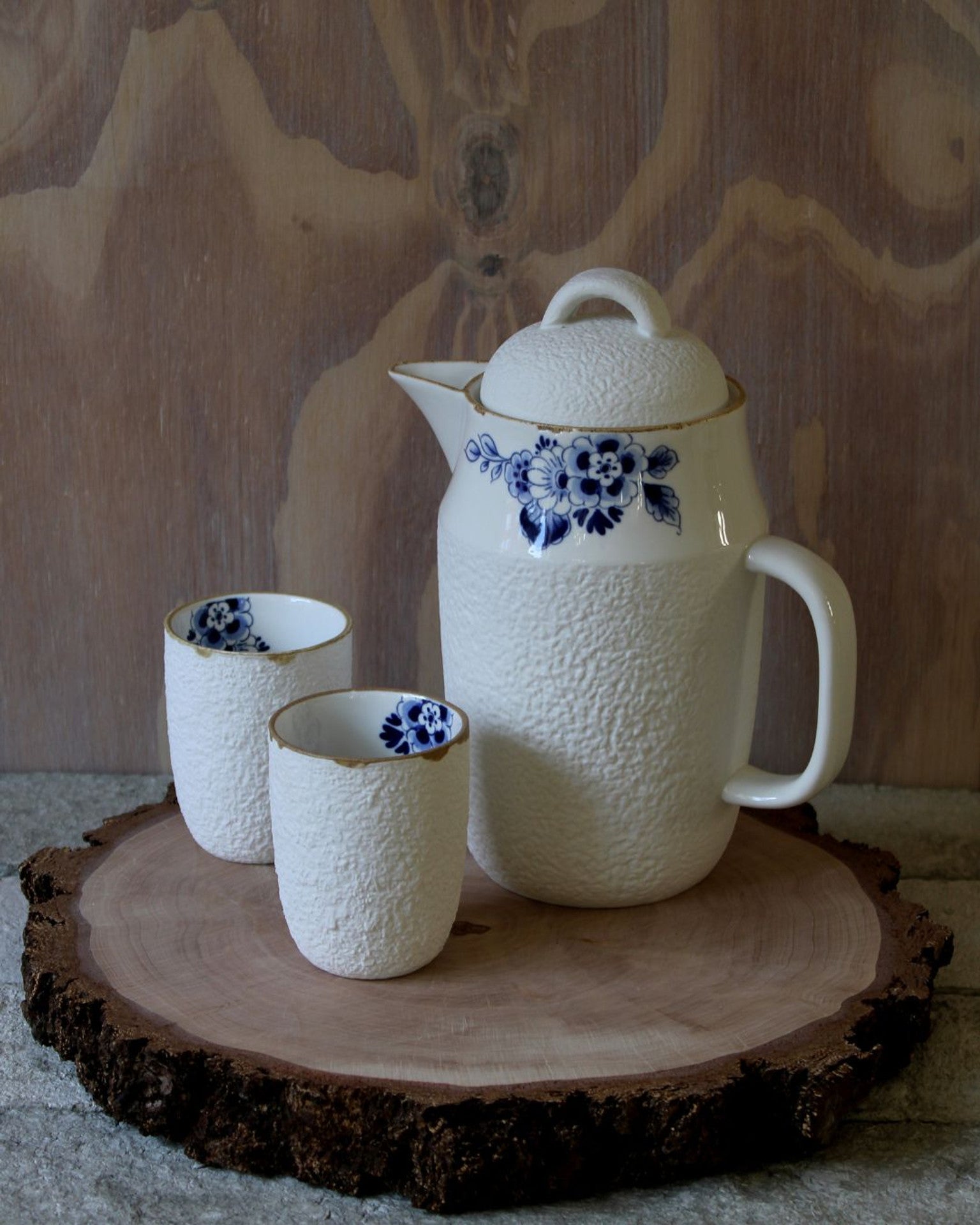 Heinen Delfts Blauw Blauw Bloesem mok