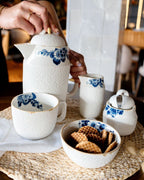 Heinen Delfts Blauw Blauw Bloesem schaal - Kavel 84