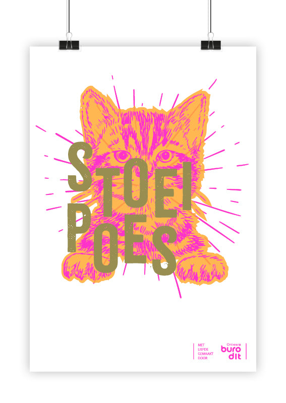 Buro Dit Stoeipoes poster