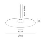 Wever & Ducré CLEA hanglamp