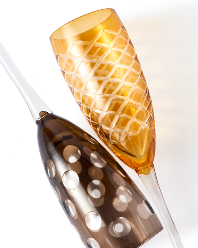 Pols Potten Champagneglazen Cuttings Kleurrijk