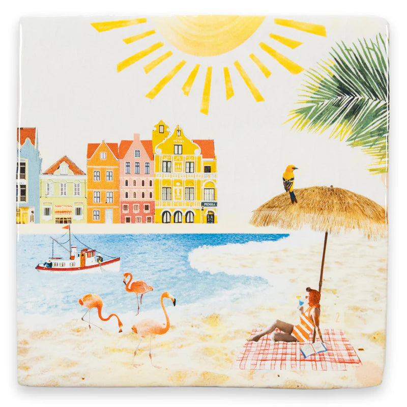 StoryTiles Colorful Curaçao tegeltje