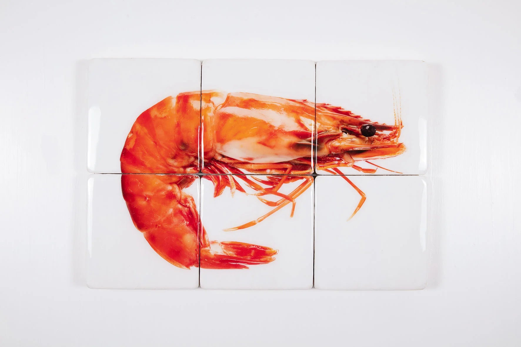 StigerWoods wooden tile Cooked Giant Shrimp