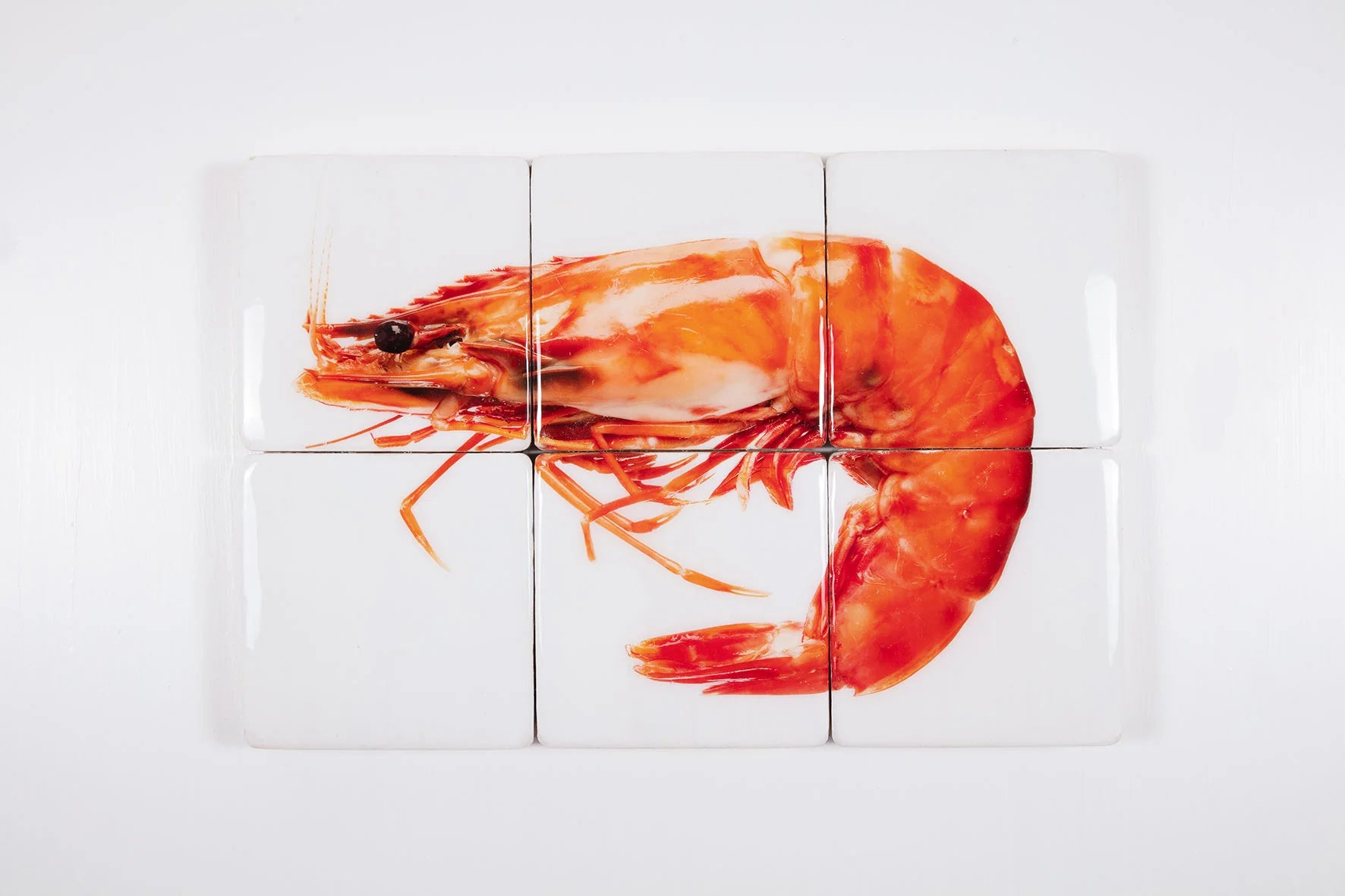 StigerWoods wooden tile Cooked Giant Shrimp