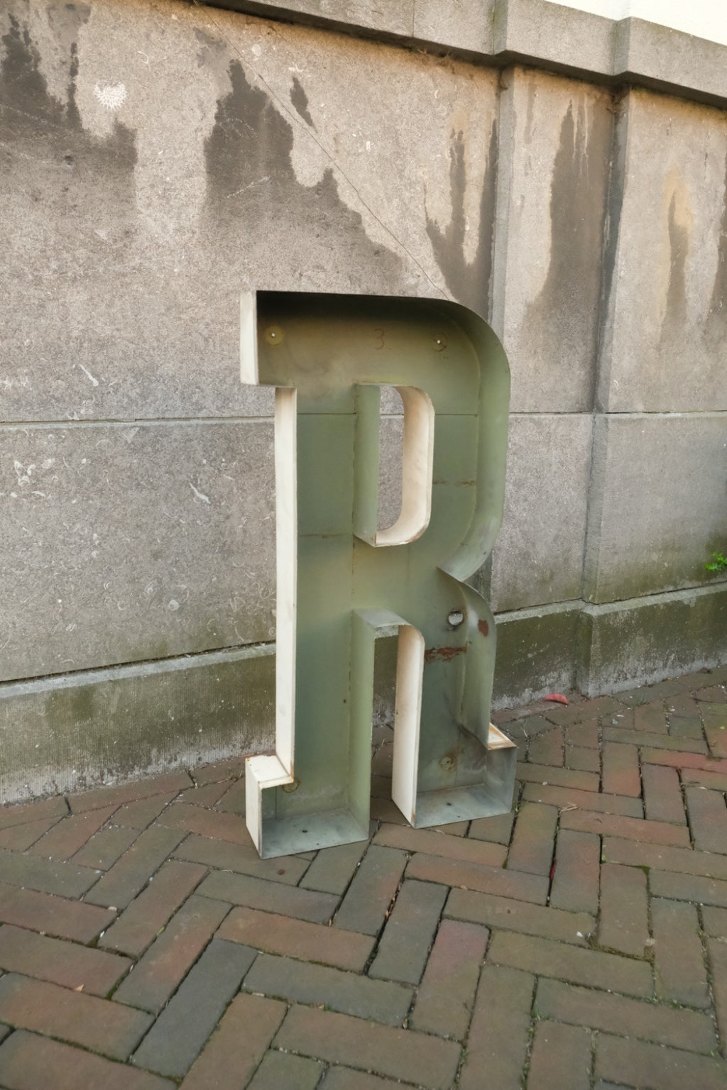 3D vintage letters
