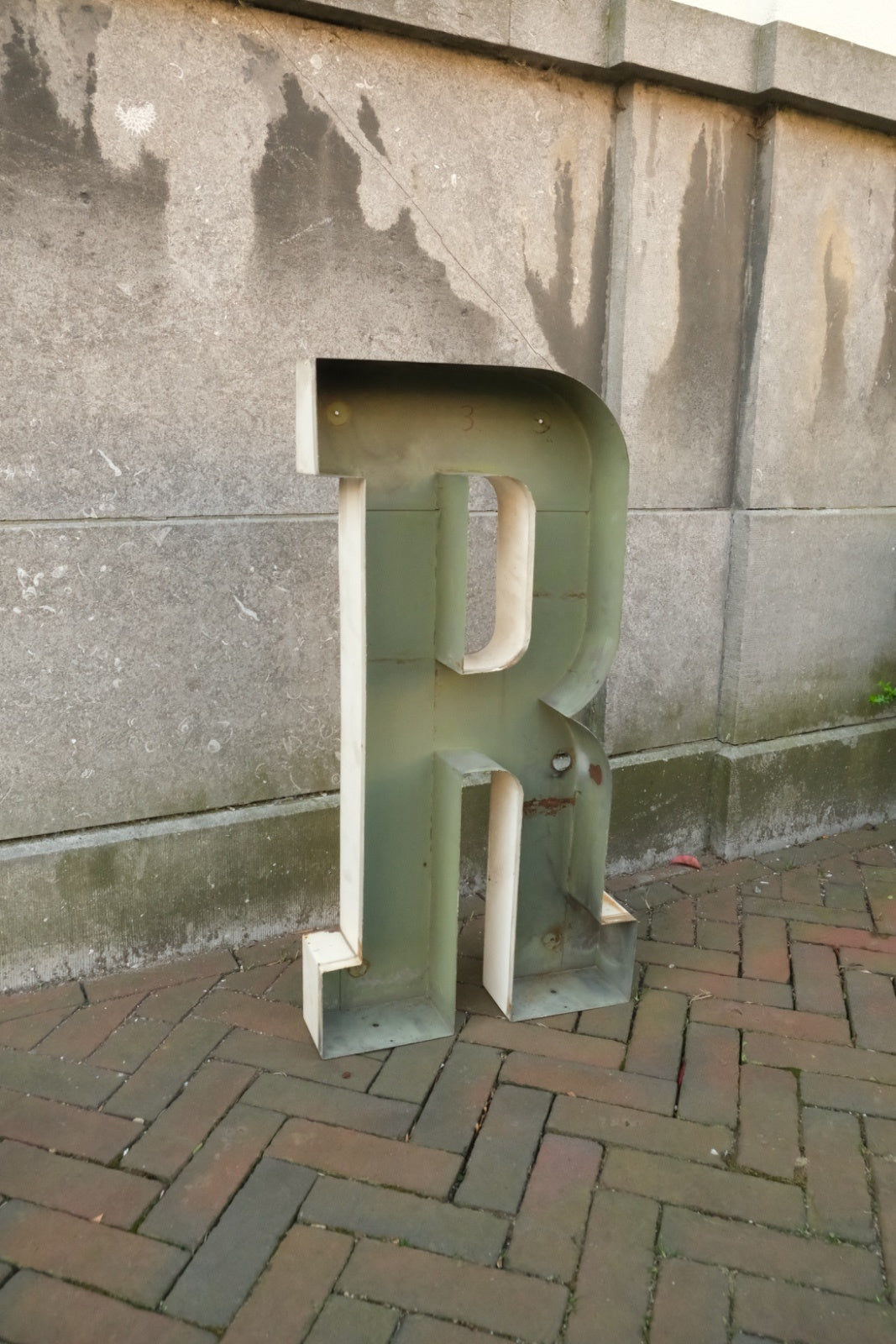 3D vintage letters