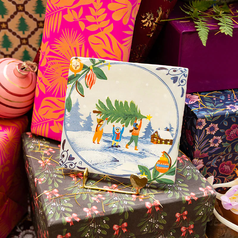 Storytiles The Magic Of Christmas Begins tegeltje