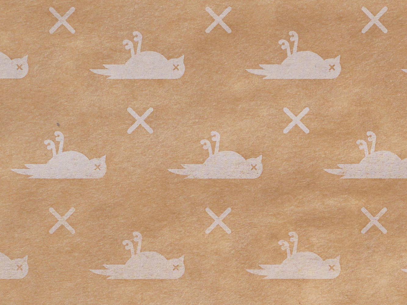 Dooie Mus cadeaupapier (3 vellen)