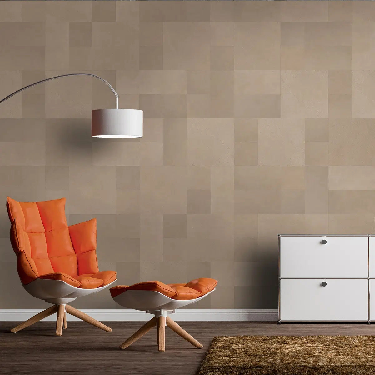 Enzo Pellini leren wandtegel Nature Mix