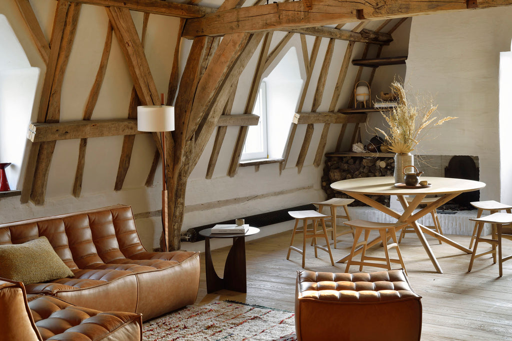 Ethnicraft Geometric bijzettafel