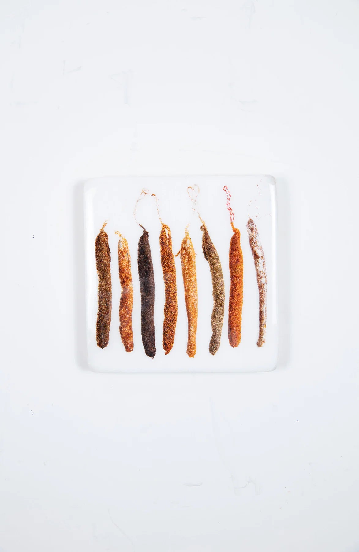 StigerWoods wooden tile Eight Mallorcian Sausages