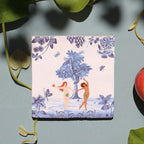 StoryTiles Eva & Eva in de Tuin van Eden tegeltje