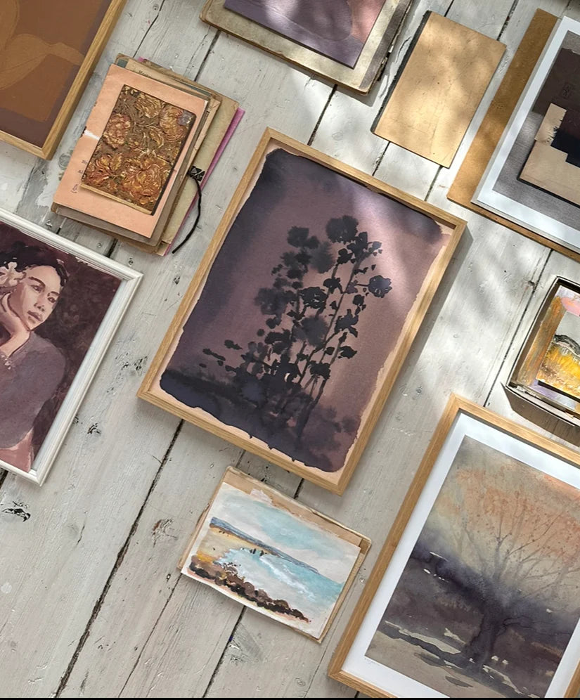 TinyStories Poster met Lijst - Chocolate Flowers