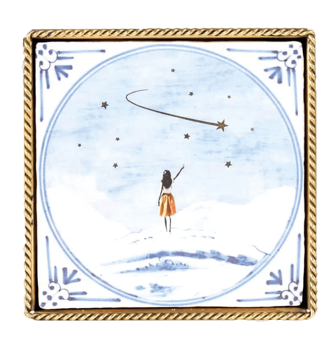 Storytiles Golden Twisted frame - Kavel 84