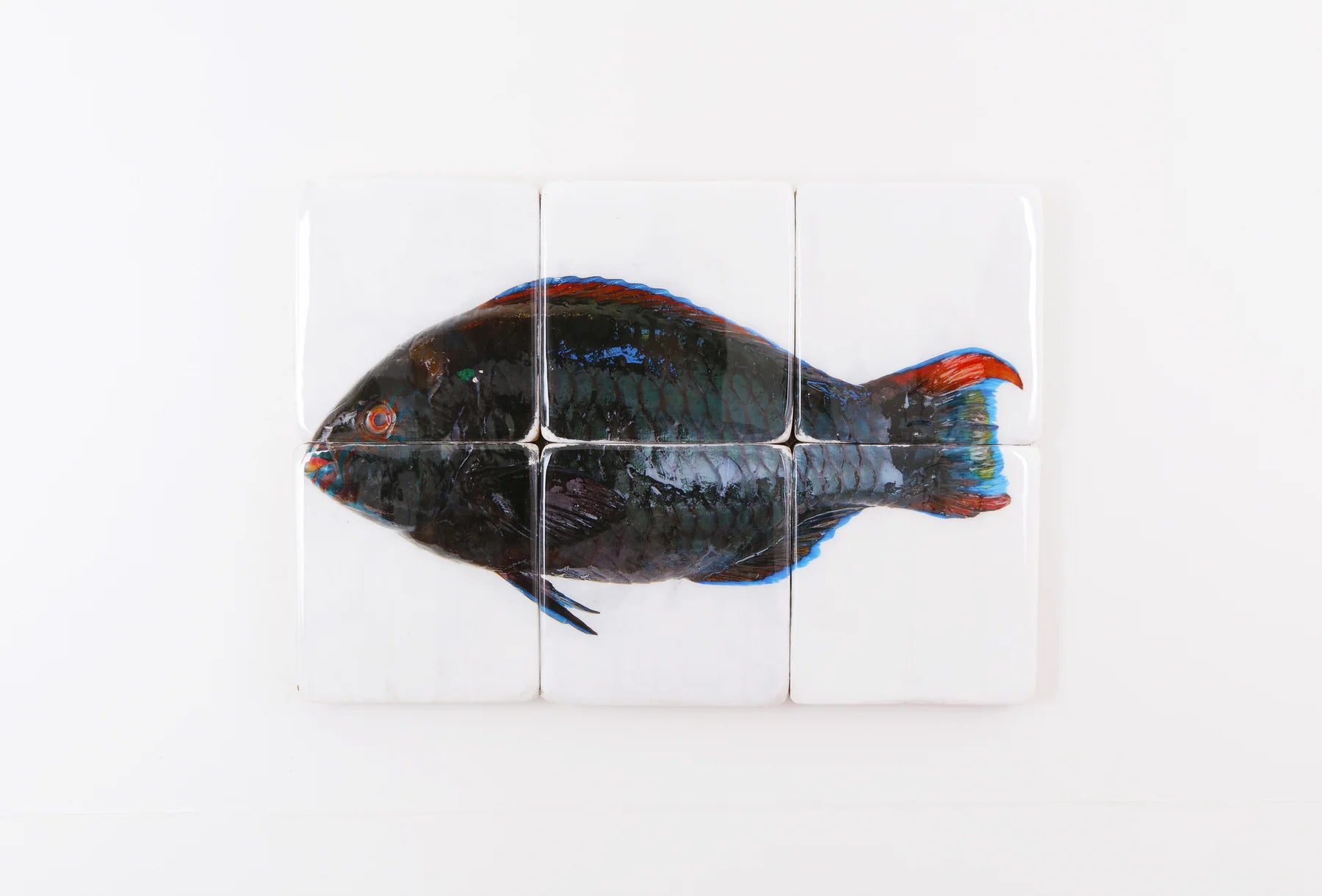 StigerWoods wooden tile Dark Green Parrot Fish