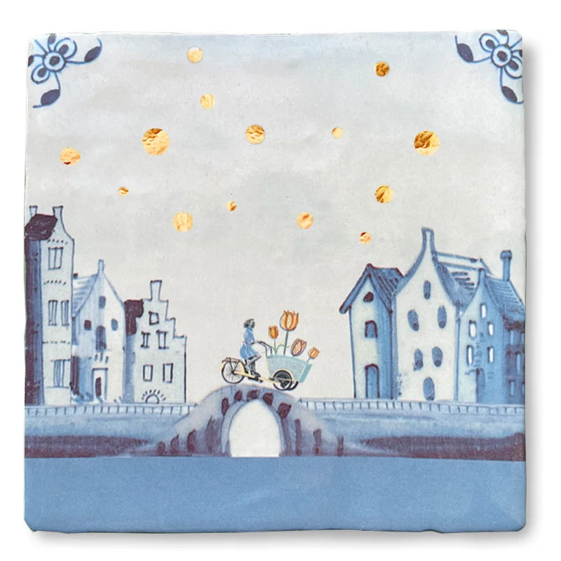 StoryTiles Happy Vibes in Amsterdam tegeltje