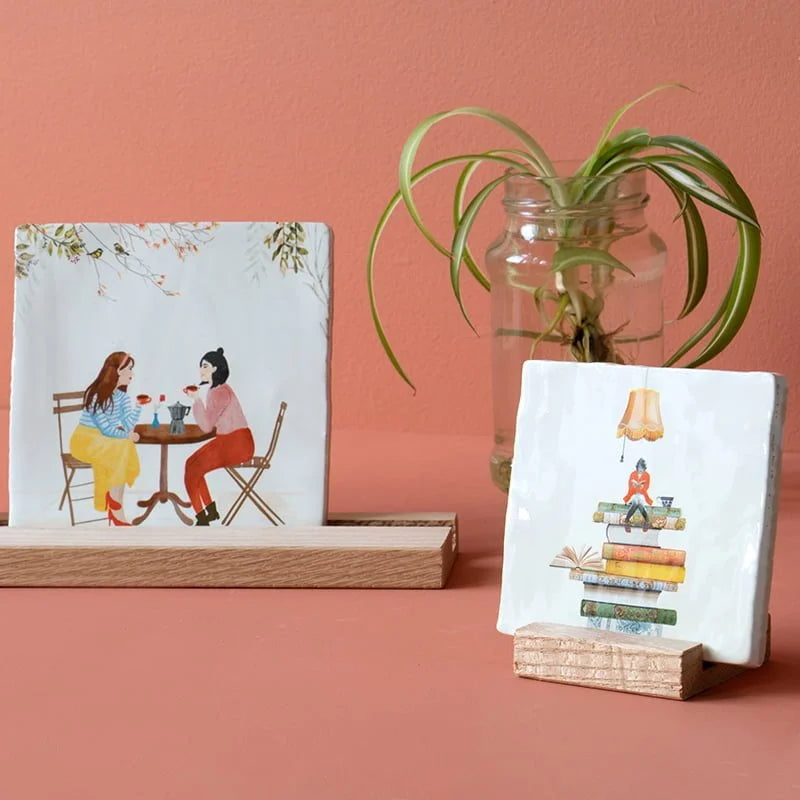 StoryTiles Boekenwurm tegeltje