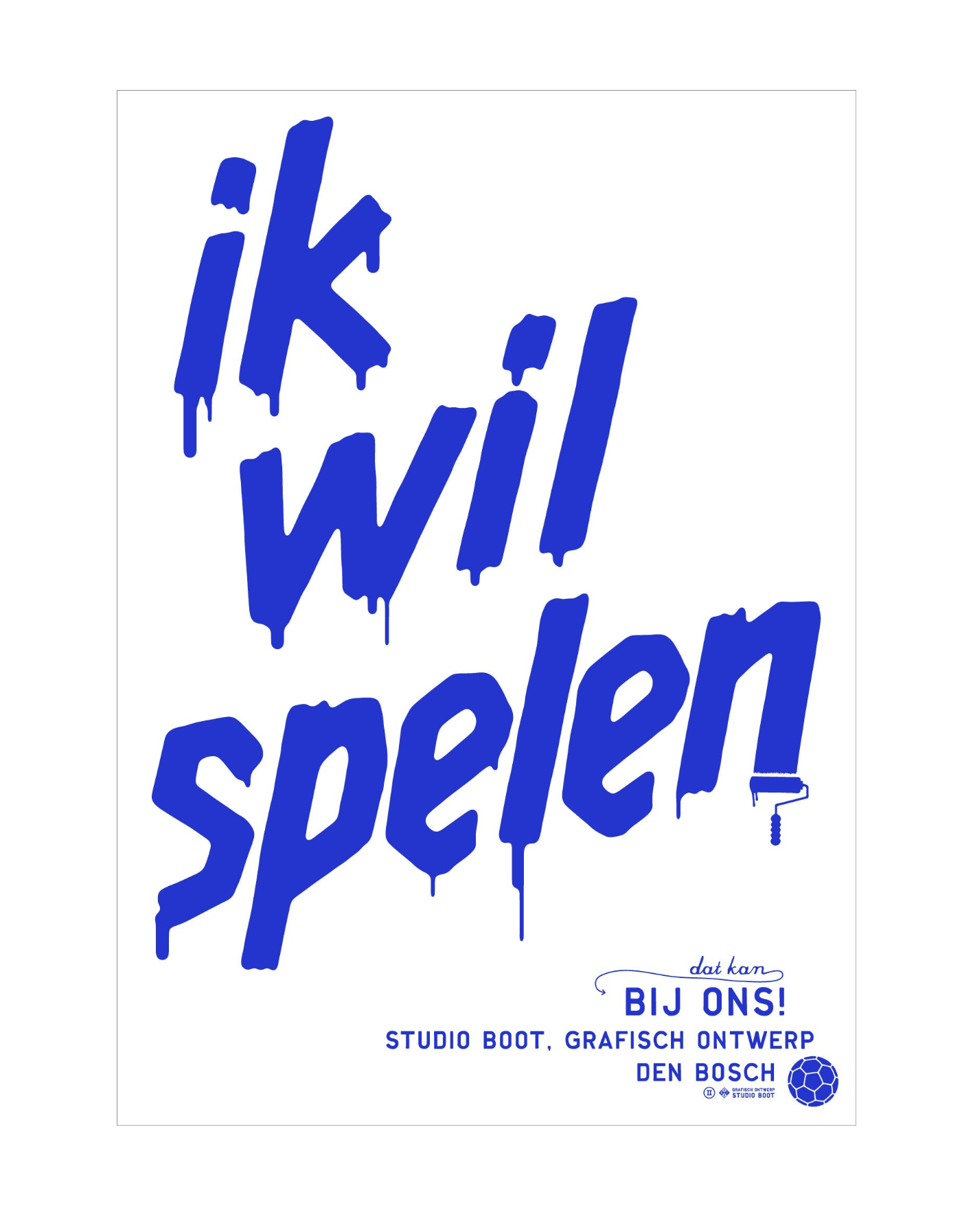 Poster Ik Wil Spelen