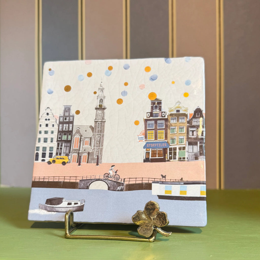 StoryTiles Het is feest in Amsterdam tegeltje