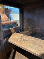 Houten vintage vitrinekast | Showroom Sale