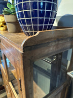 Houten vintage vitrinekast | Showroom Sale