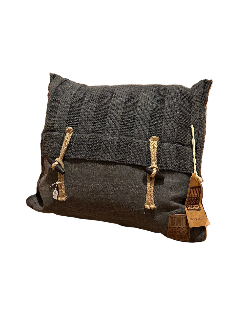 Knit Factory Rib kussen