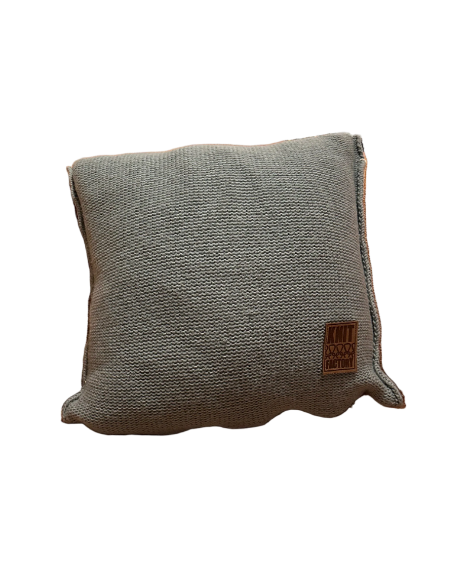 Knit Factory Uni kussen