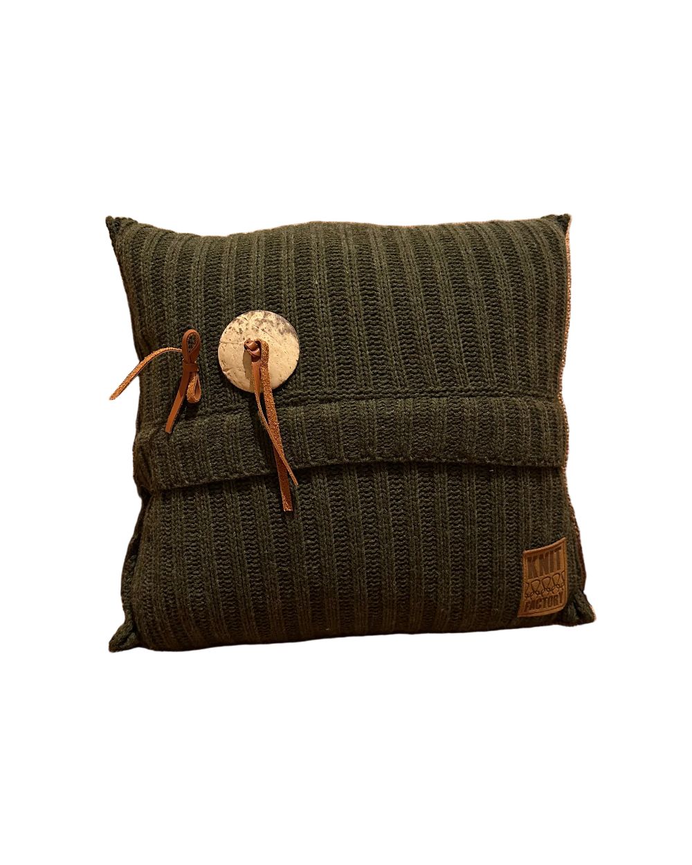 Knit Factory kussen gebreid