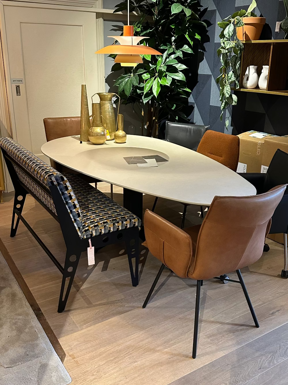 Eettafel kiezel