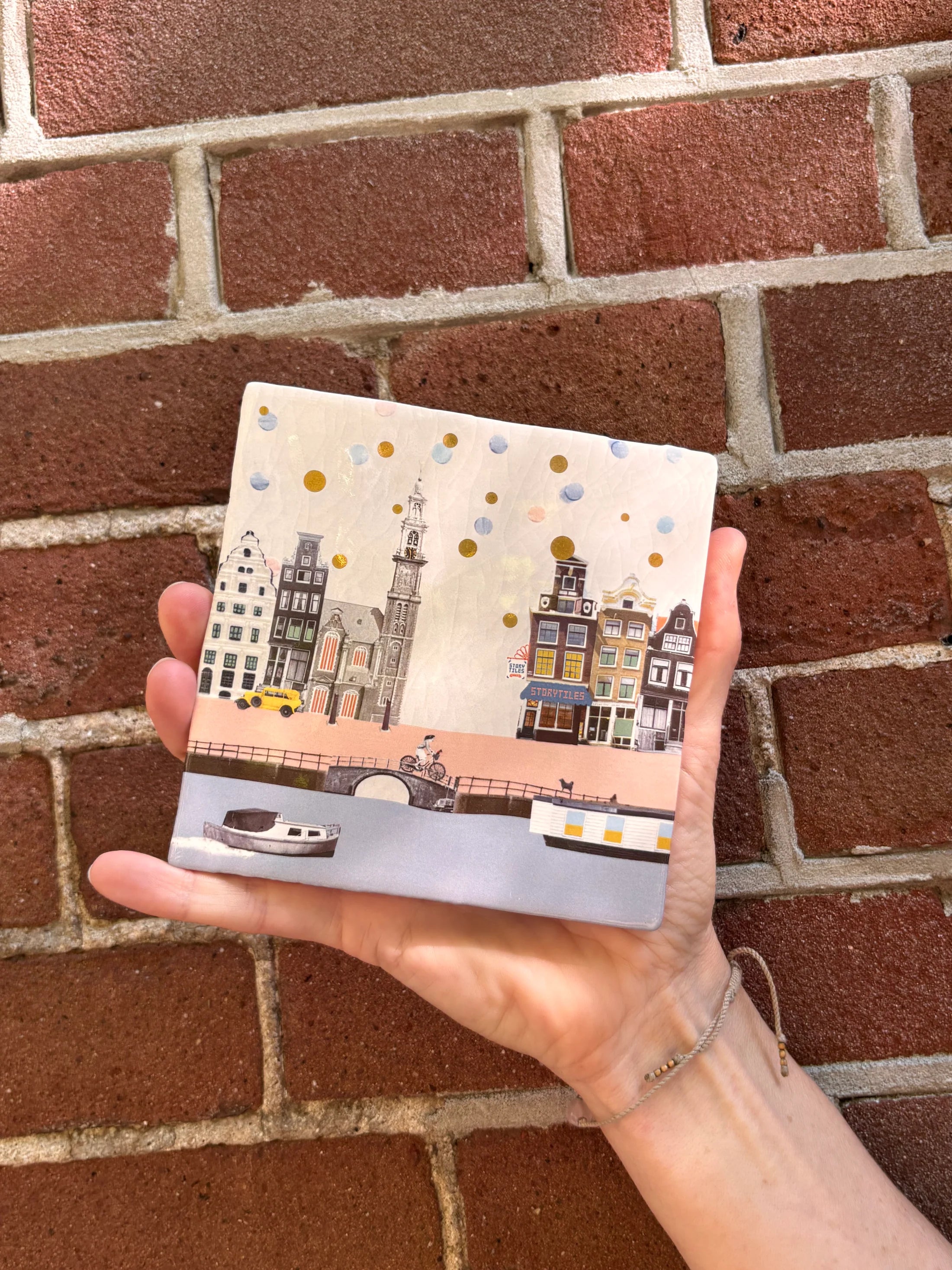 StoryTiles Het is feest in Amsterdam tegeltje