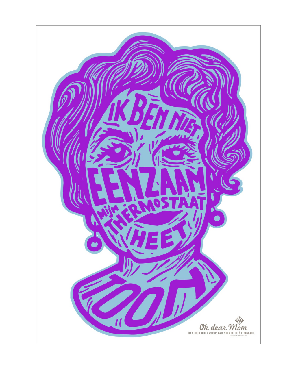 Poster Studio Boot NIET EENZAAM