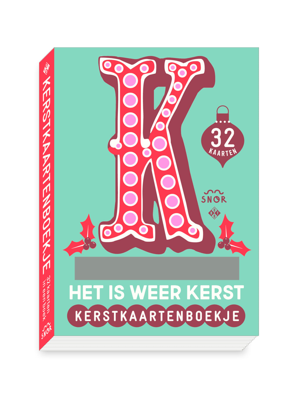 K het is weer Kerst - Kerstkaartenboekje Snor
