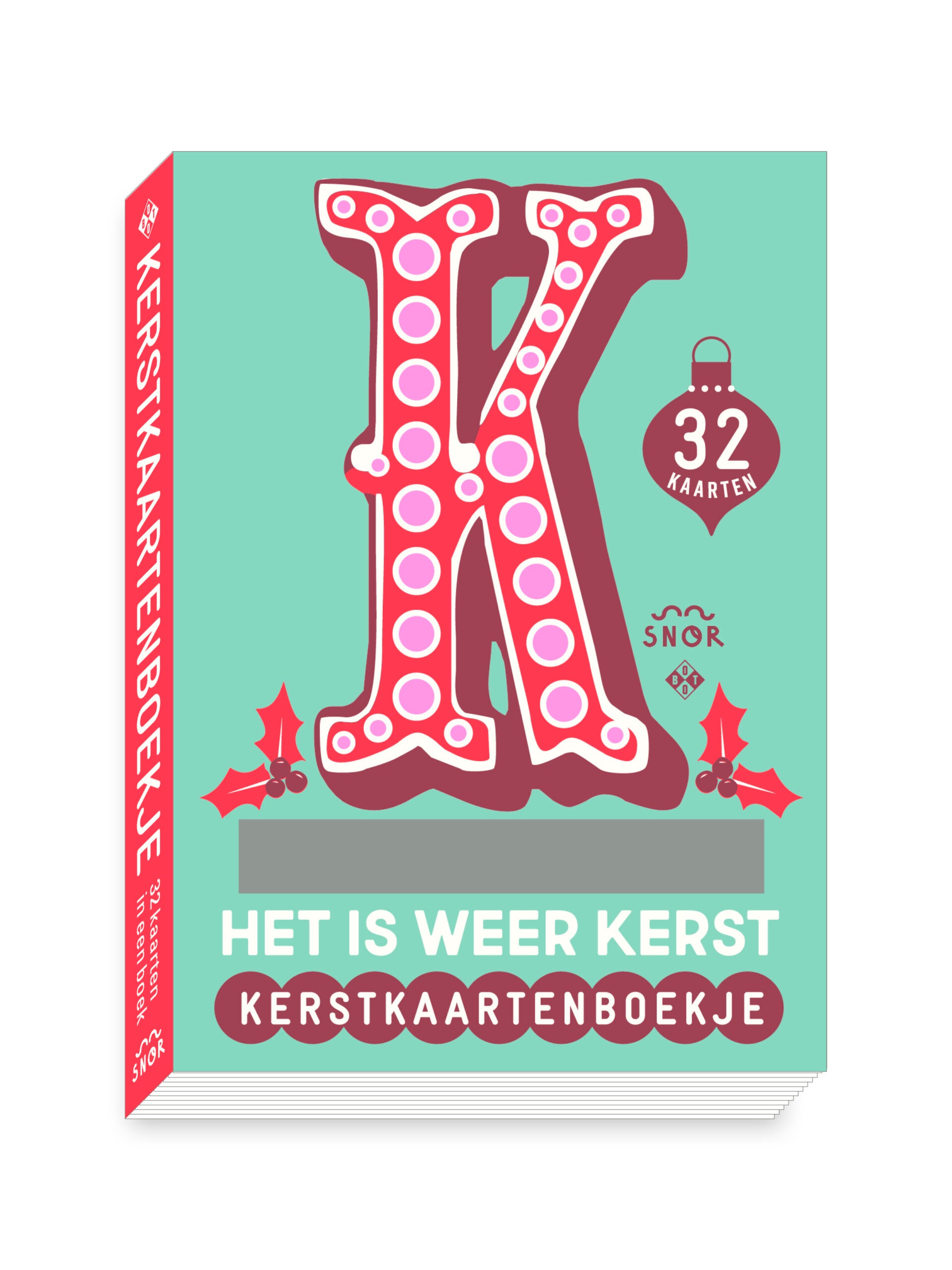 K het is weer Kerst - Kerstkaartenboekje Snor