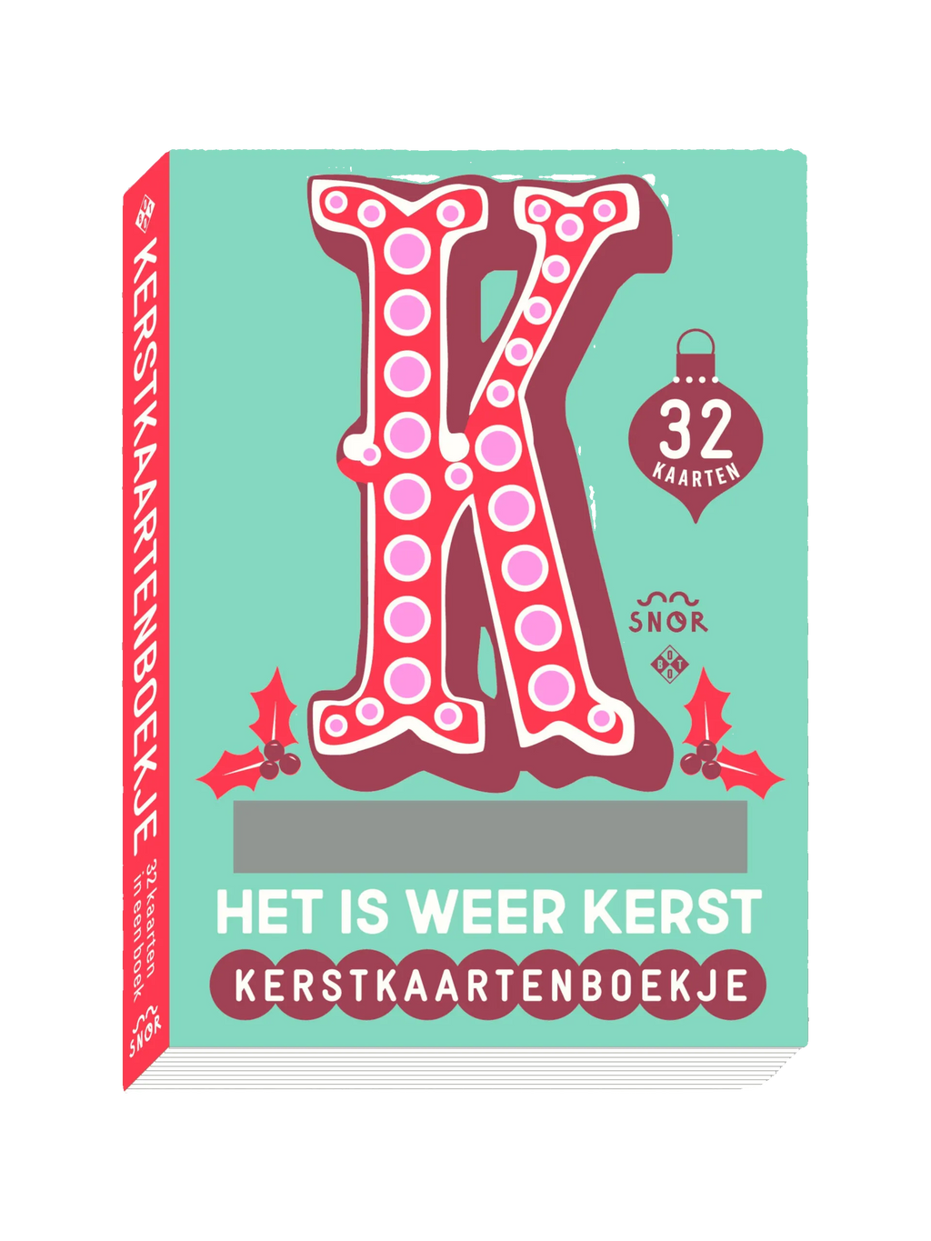 K het is weer Kerst - Kerstkaartenboekje Snor