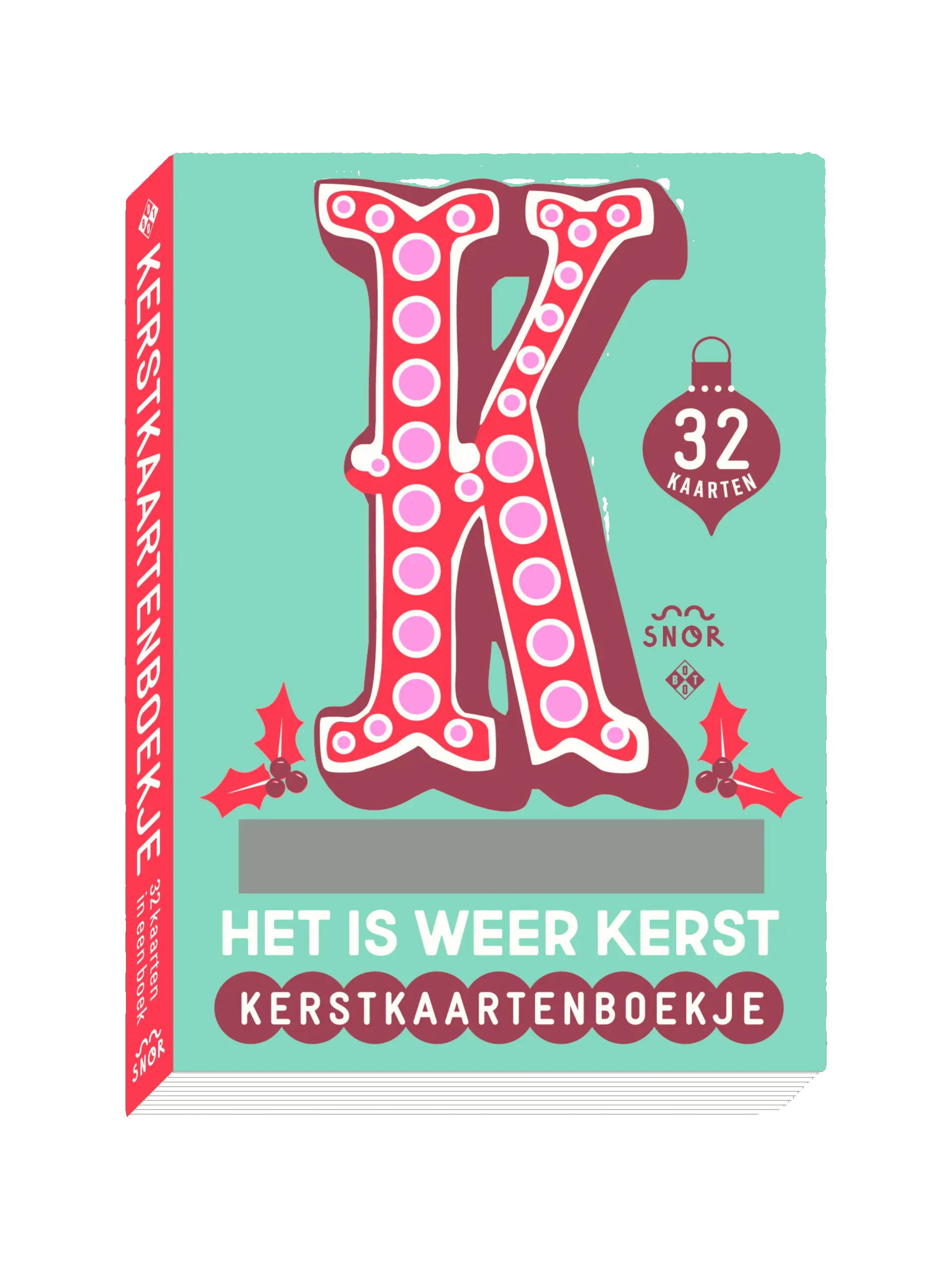 K het is weer Kerst - Kerstkaartenboekje Snor