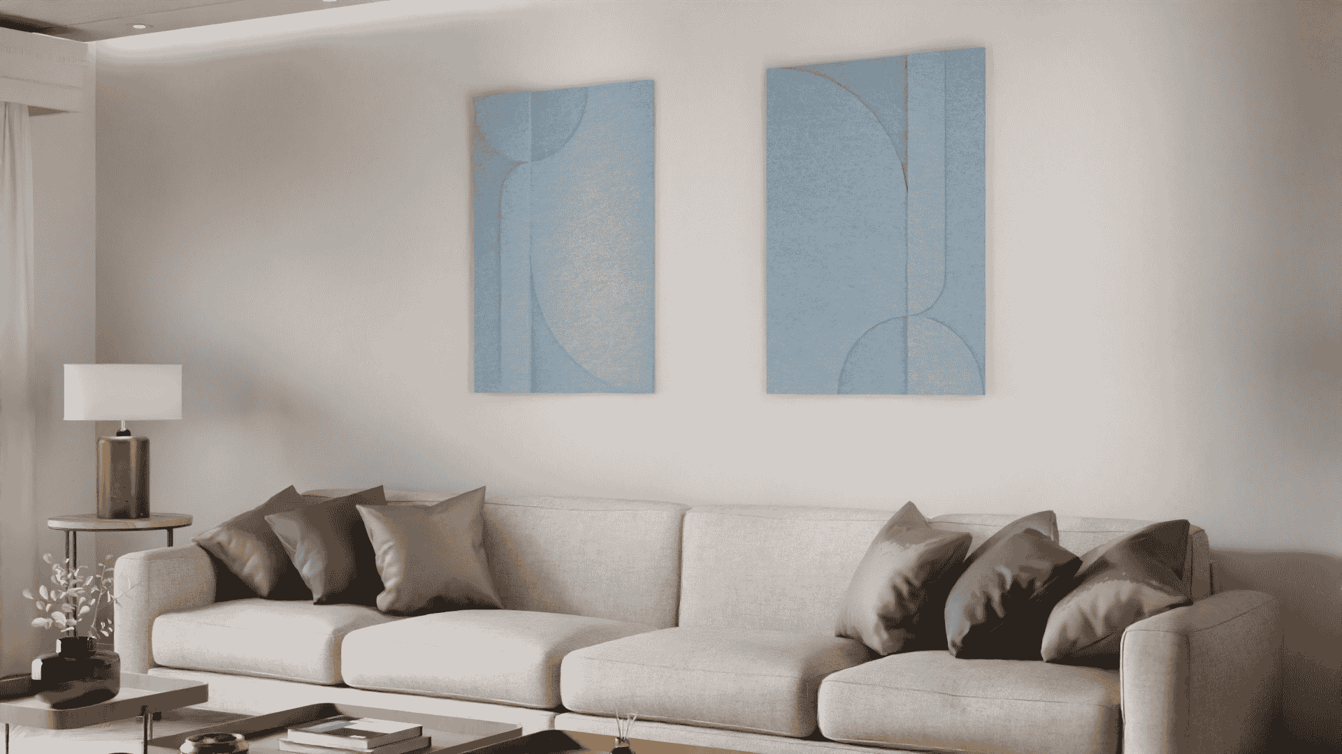 Tacito kunstwerk KW5 akoestisch wandpaneel
