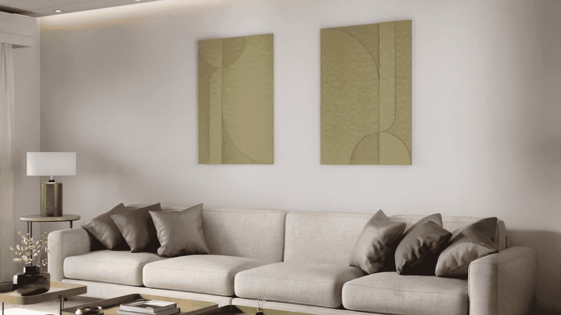 Tacito kunstwerk KW5 akoestisch wandpaneel