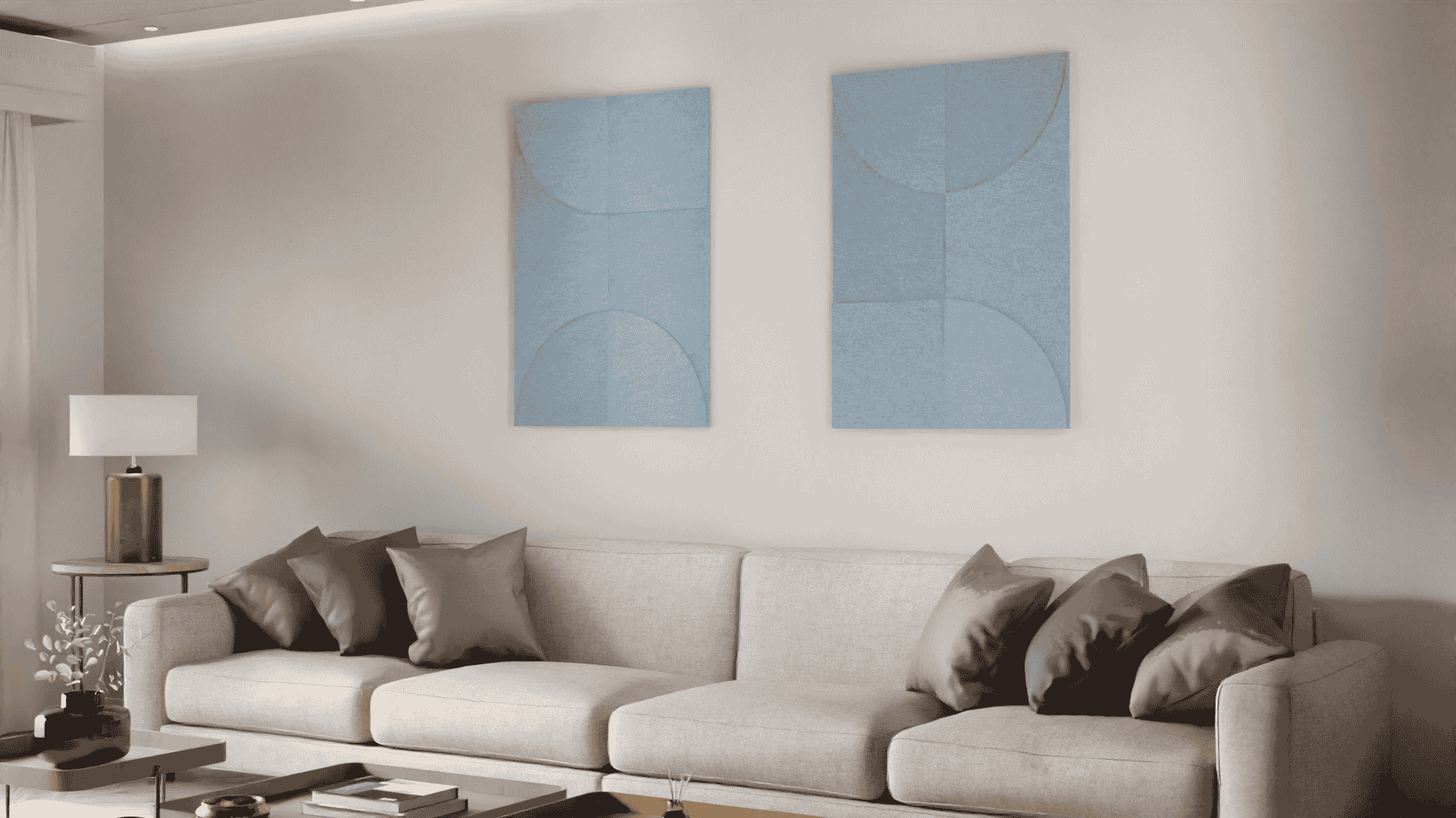 Tacito kunstwerk KW6 akoestisch wandpaneel