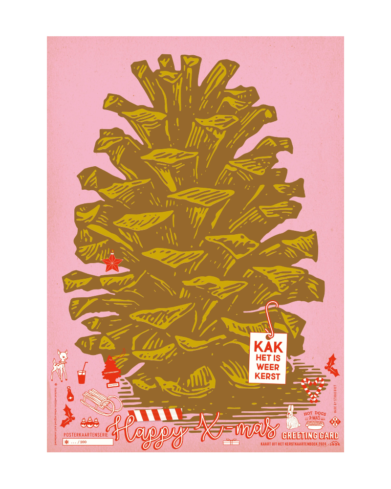 Studio Boot poster Kerstappel 2023