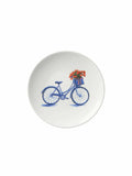 Heinen Delfts Blauw Wandbord Fiets klein