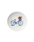 Heinen Delfts Blauw Wandbord Fiets klein