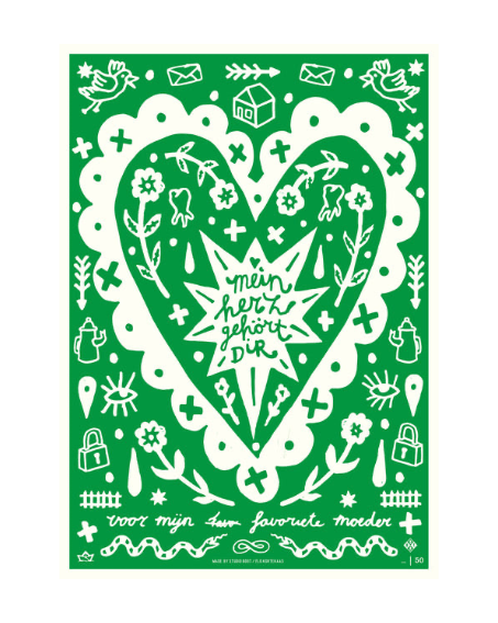 Mein Herz Gehort Dir - Poster Studio Boot