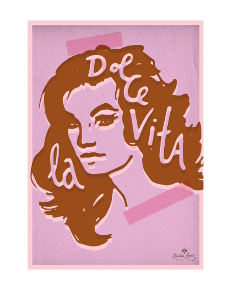 La Dolce Vita - Poster Studio Boot